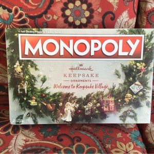 Monopoly Hallmark Keepsake Ornament Board Game NEW